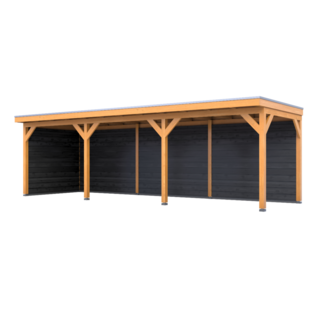 Douglas overkapping 302 x 1164 cm + wanden, Verando, Pure